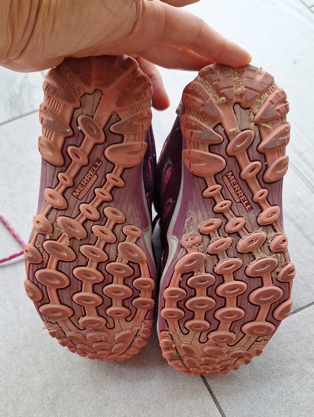 Merrell Kids' Pink Waterproof Hiking Shoes - Picture 4 of 6